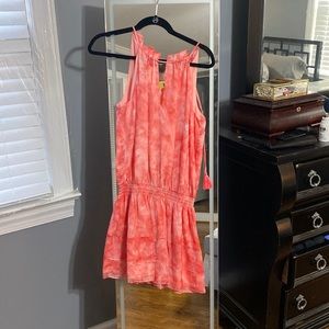 Ramy brook pink tie dye dress